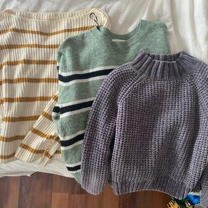 Lot of 3 H&M sweaters